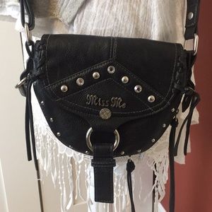 Miss me Black Crossbody bag